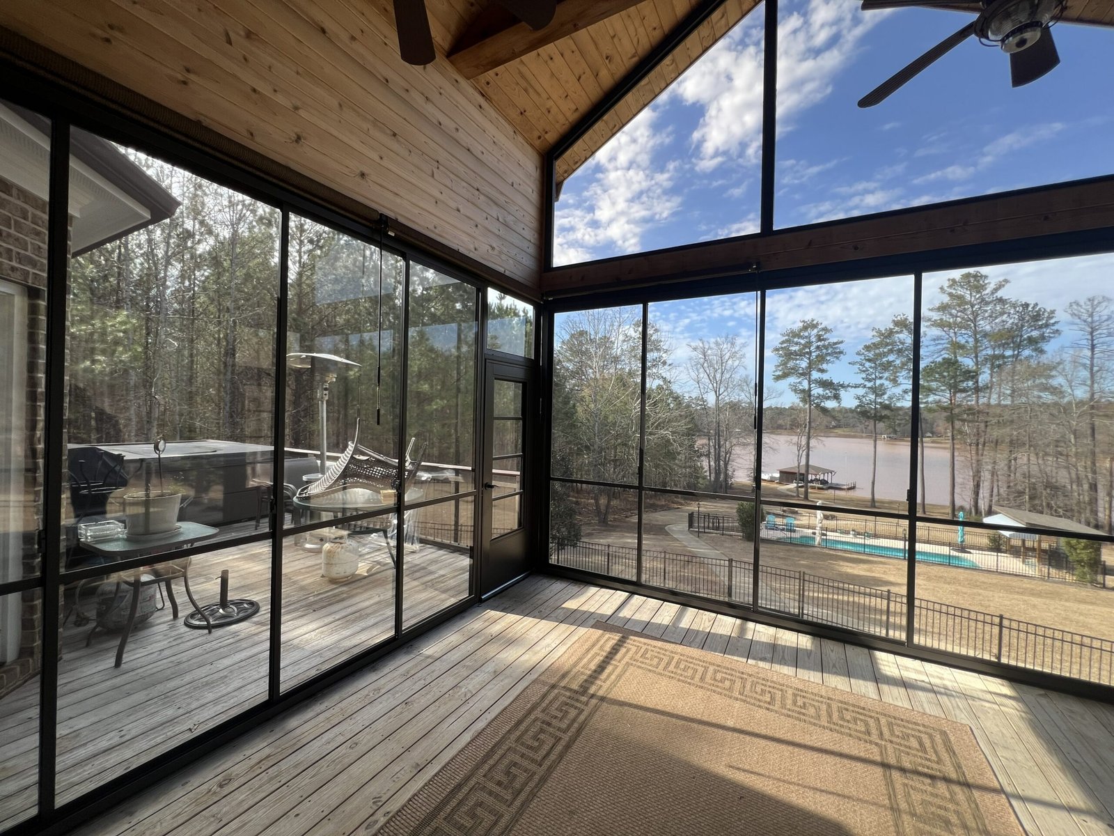 Custom four season room addition lake oconee georgia